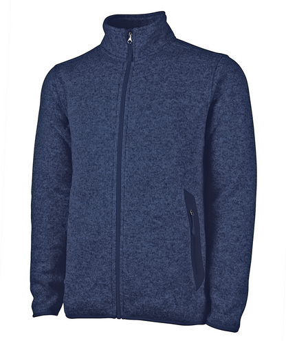 Charles River Men's Heathered Fleece Jacket