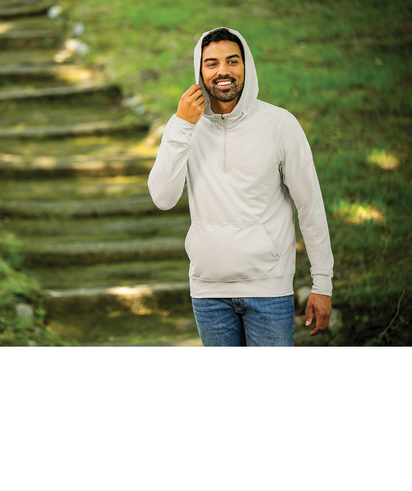 Charles River Men's Pulse Performance Quarter Zip Hoodie