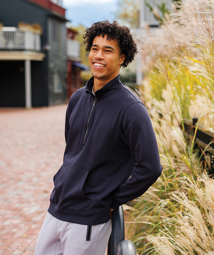 Charles River Men's Willow Half Zip Sweatshirt