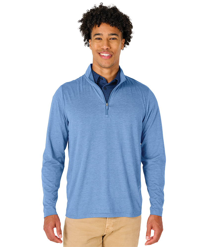 Charles River Men's Vista Tri-Blend Quarter Zip