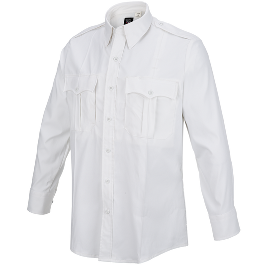 Flying Cross Core Flex Men's Long Sleeve Class A Shirt - White