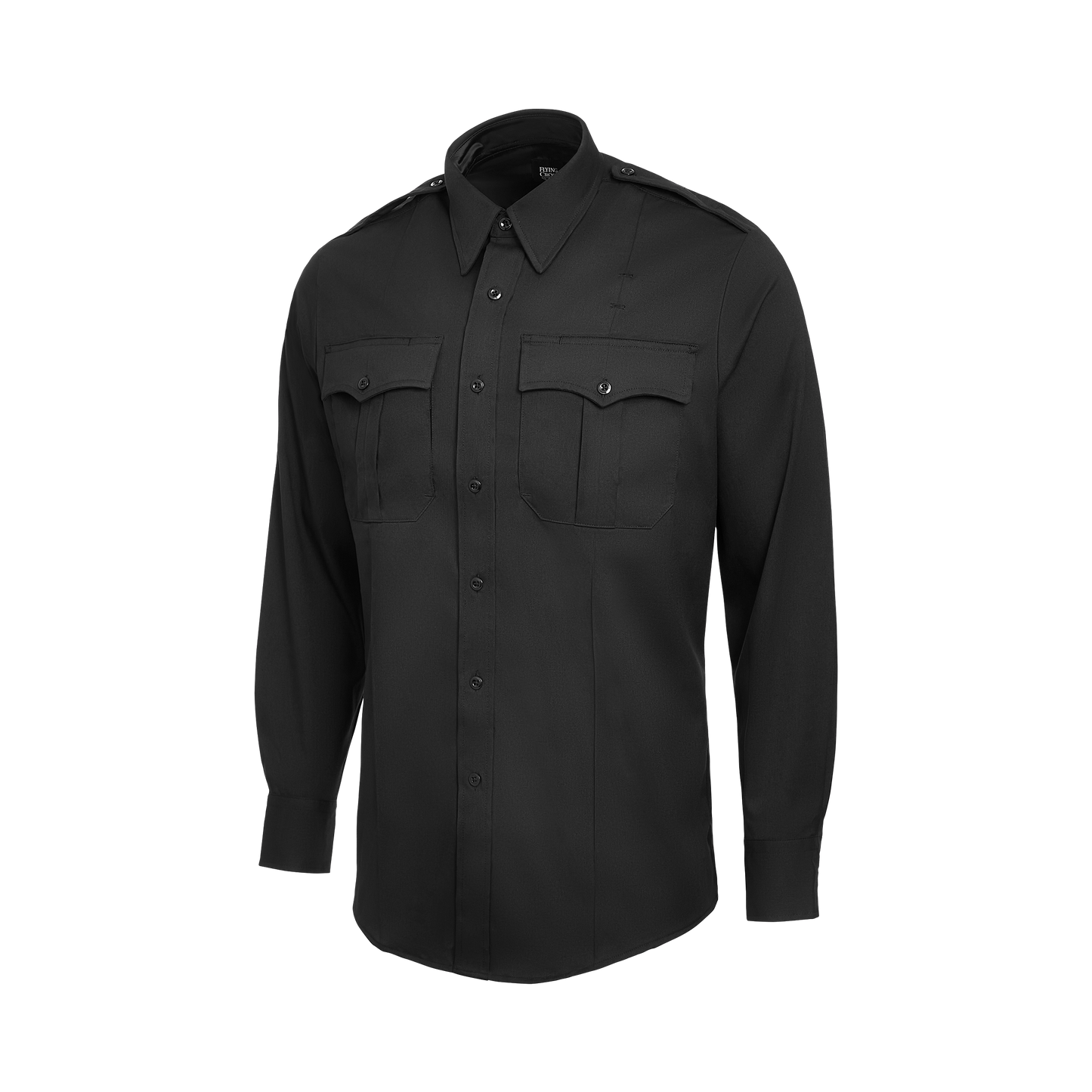 Flying Cross Core Flex Men's Long Sleeve Class A Shirt - Black