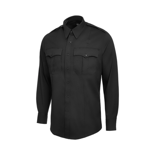 Flying Cross Core Flex Men's Long Sleeve Class A Shirt - Black