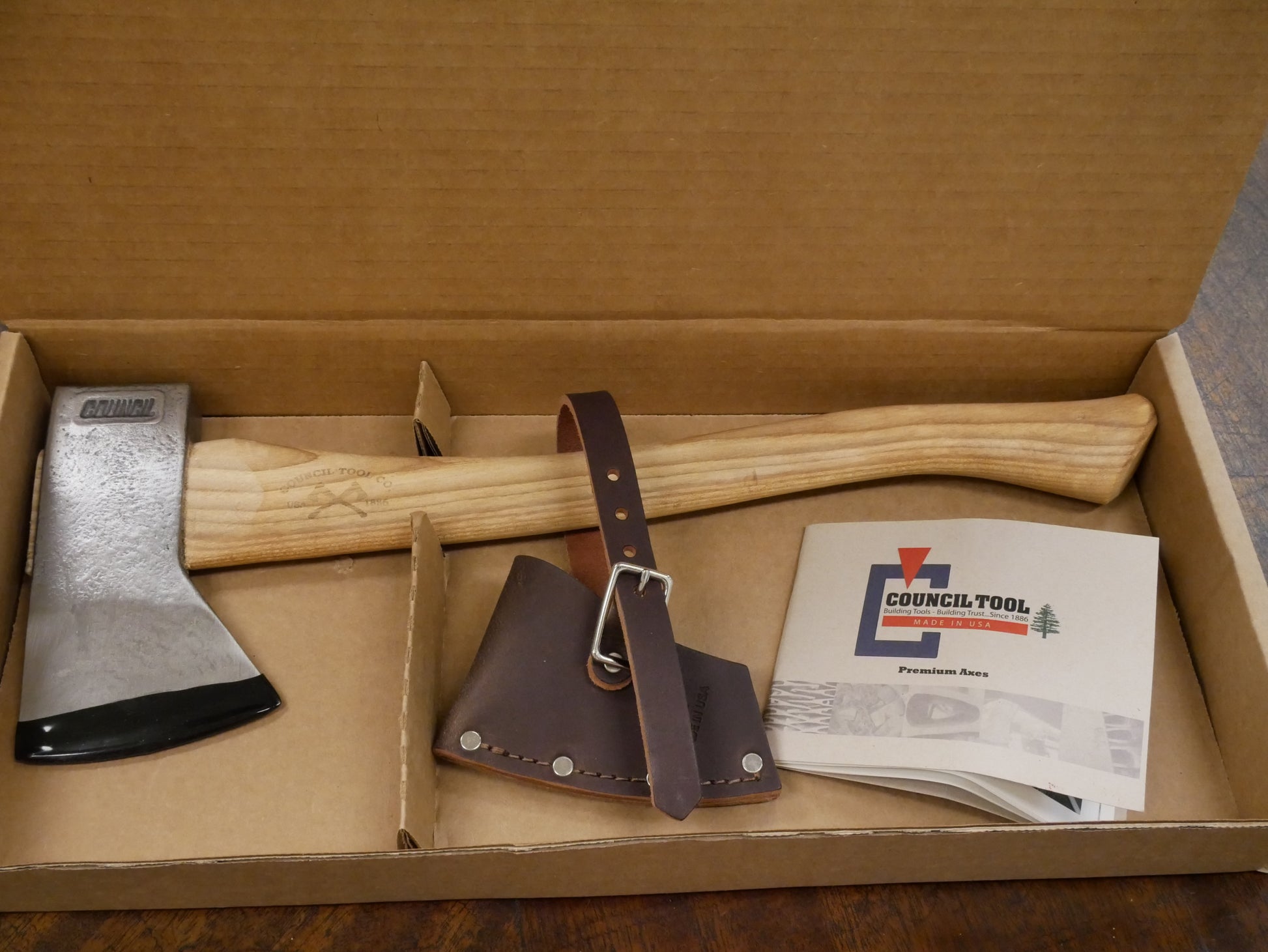 Council Tool Velvicut® 2 lbs. Premium Hudson Bay Bush Craft/Camp Axe with Mask