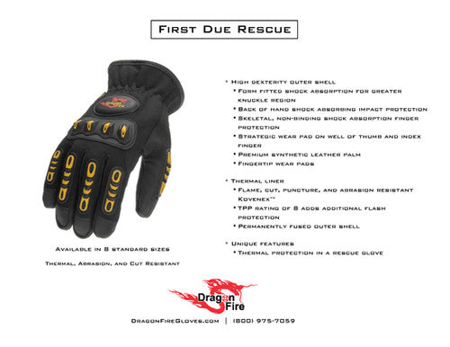 Dragon Fire First Due Rescue Glove