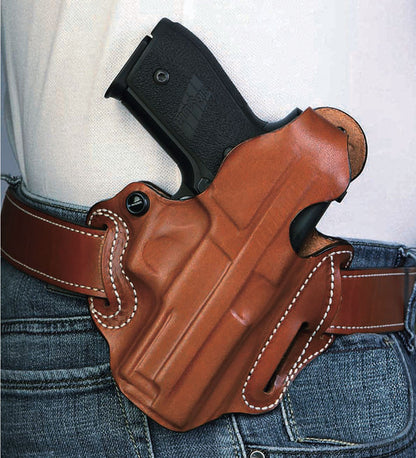 DeSantis GunHide Thumb Break Scabbard, Colt Make, Black with Right Fit, Unlined Finish