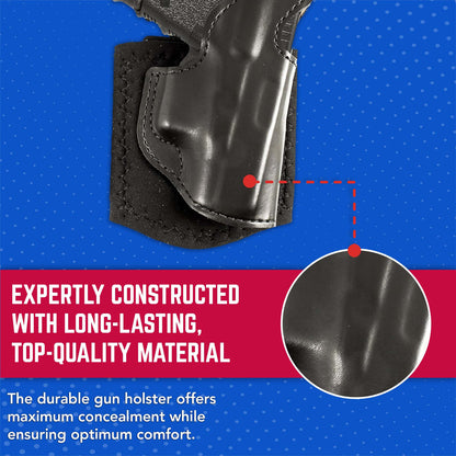 DeSantis GunHide Die Hard Ankle Rig, Smith & Wesson Make, Black