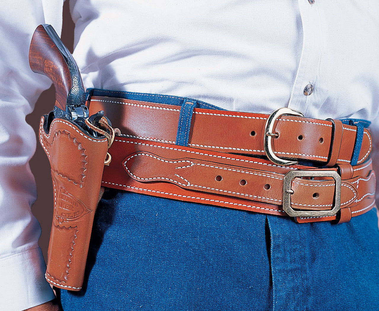 DeSantis GunHide Doc Holliday Holster, Colt Make, SAA 4 3/4", Black with Left Fit