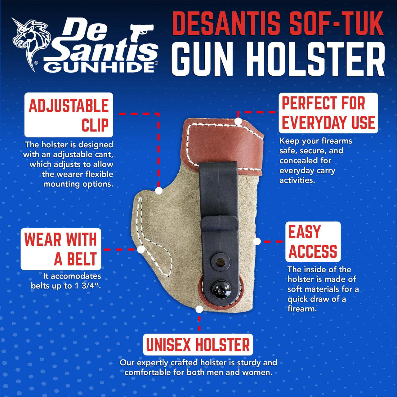 DeSantis GunHide Sof-Tuck, Taurus Make, Natural