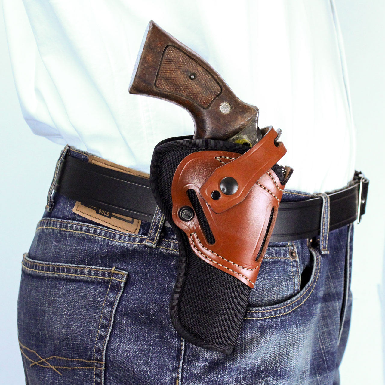DeSantis GunHide The Wild Hog Hybrid, Standard 1911 Make, Black with Ambidextrous Fit
