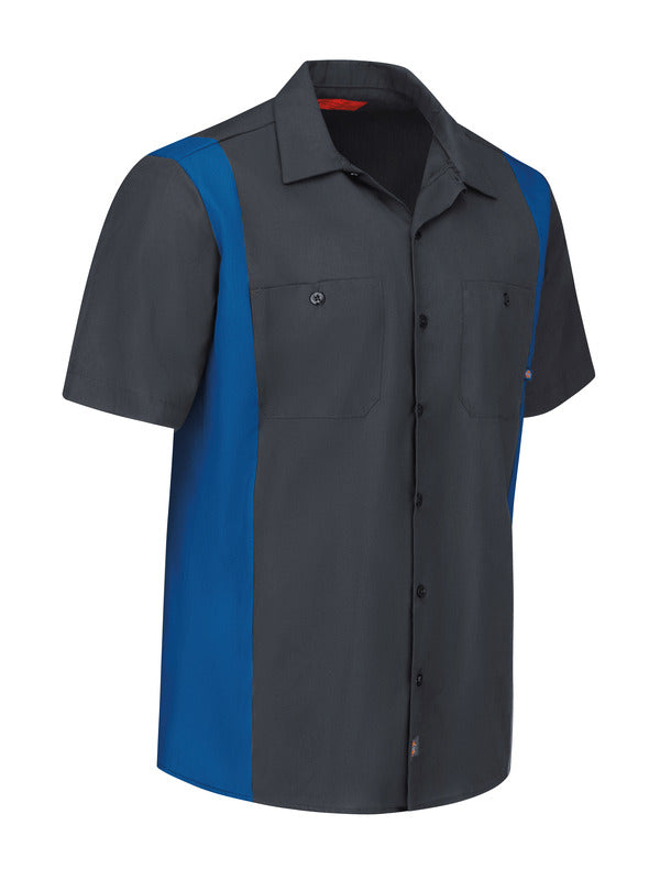 Dickies Men's Industrial Color Block Short-Sleeve Shirt