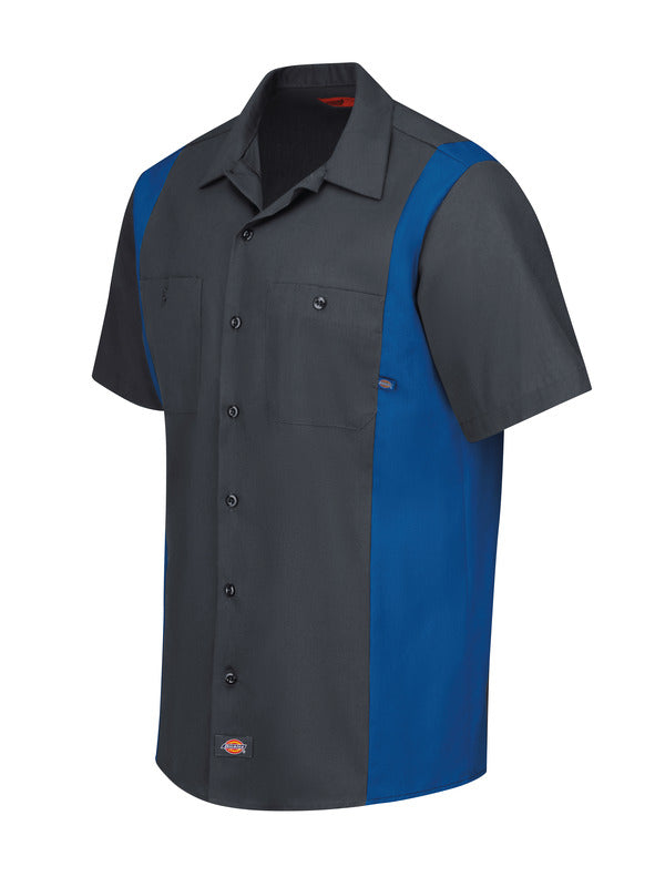Dickies Men's Industrial Color Block Short-Sleeve Shirt