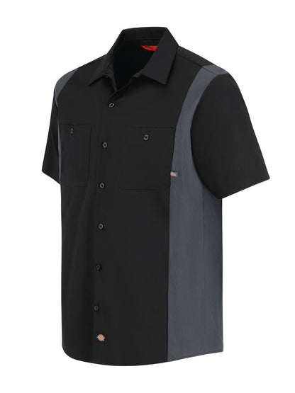 Dickies Men's Industrial Color Block Short-Sleeve Shirt