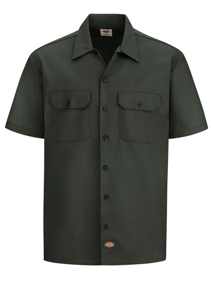 Dickies Men's Short-Sleeve Traditional Work Shirt