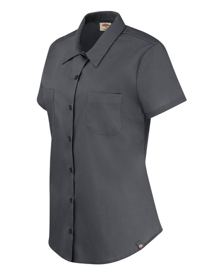 Dickies Women's Short-Sleeve Industrial Work Shirt