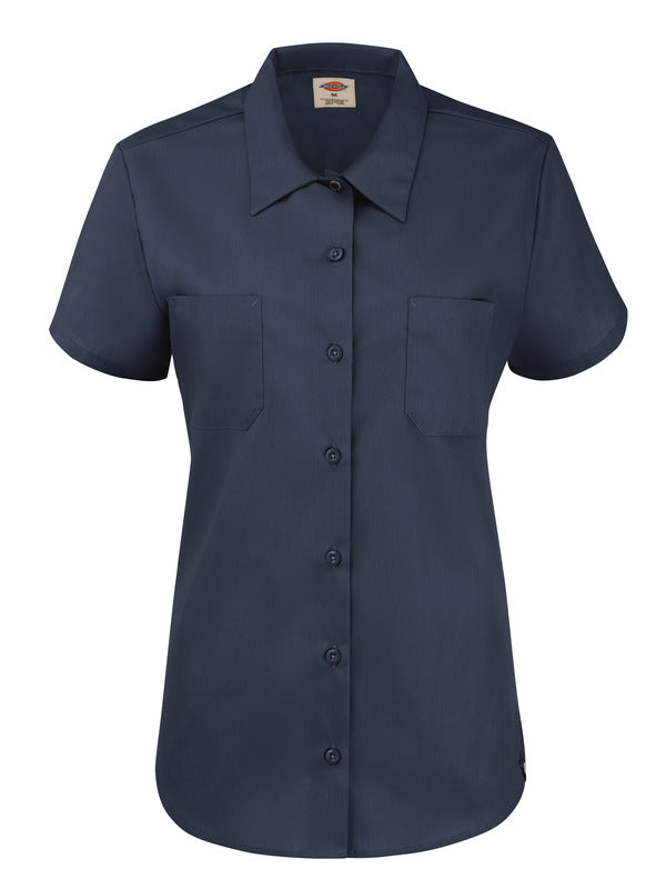 Dickies Women's Short-Sleeve Industrial Work Shirt