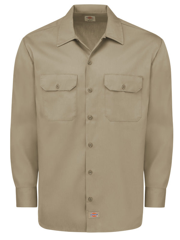 Dickies Men's Long-Sleeve Traditional Work Shirt