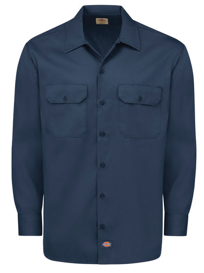 Dickies Men's Long-Sleeve Traditional Work Shirt