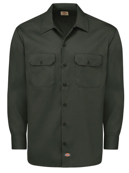 Dickies Men's Long-Sleeve Traditional Work Shirt