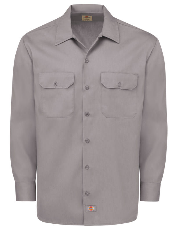 Dickies Men's Long-Sleeve Traditional Work Shirt