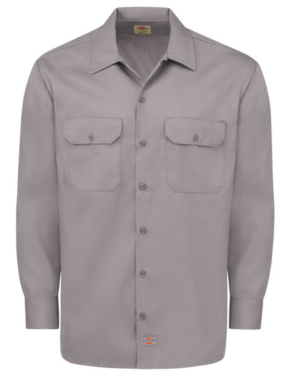 Dickies Men's Long-Sleeve Traditional Work Shirt