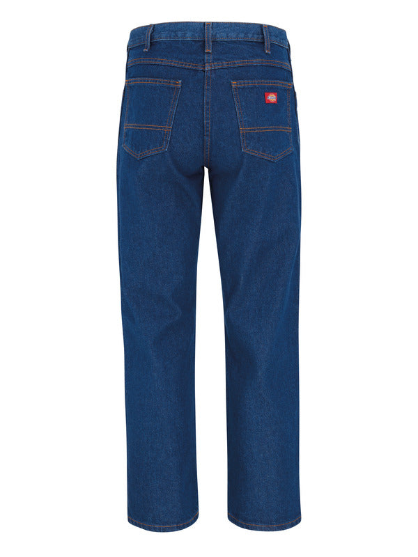 Dickies Men's Industrial Relaxed Fit Jean - Rinsed Indigo Blue