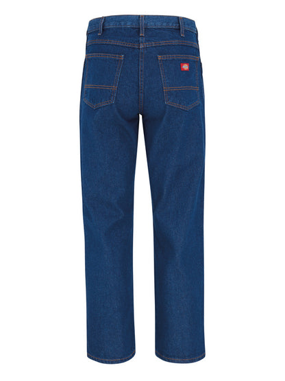Dickies Men's Industrial Relaxed Fit Jean - Rinsed Indigo Blue