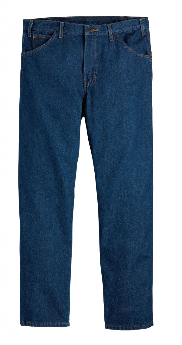 Dickies Men's Industrial Relaxed Fit Jean - Rinsed Indigo Blue