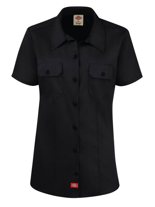 Dickies Women's Short-Sleeve Traditional Work Shirt