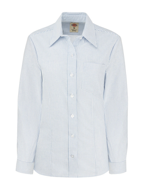 Dickies Women's Long-Sleeve Stretch Oxford Shirt