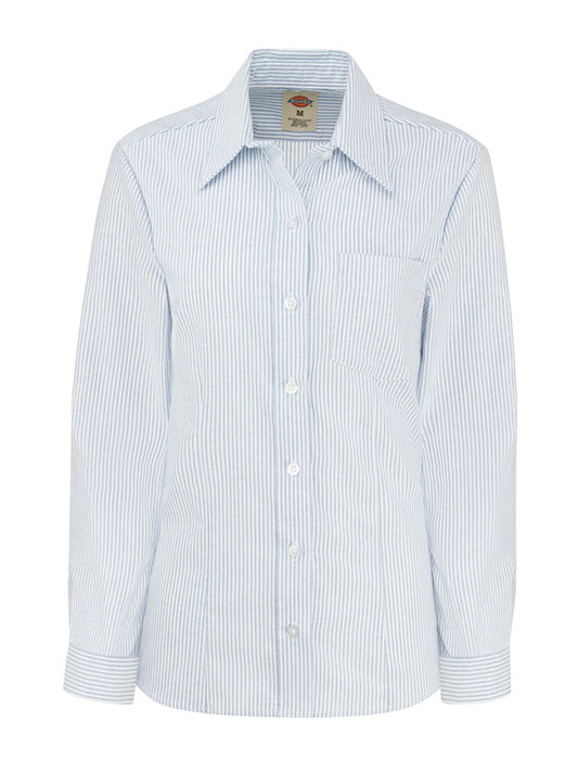 Dickies Women's Long-Sleeve Stretch Oxford Shirt