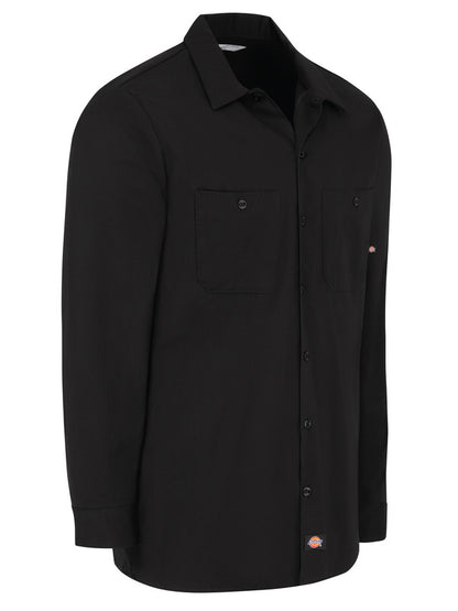 Dickies Men's Industrial Cotton Long-Sleeve Work Shirt