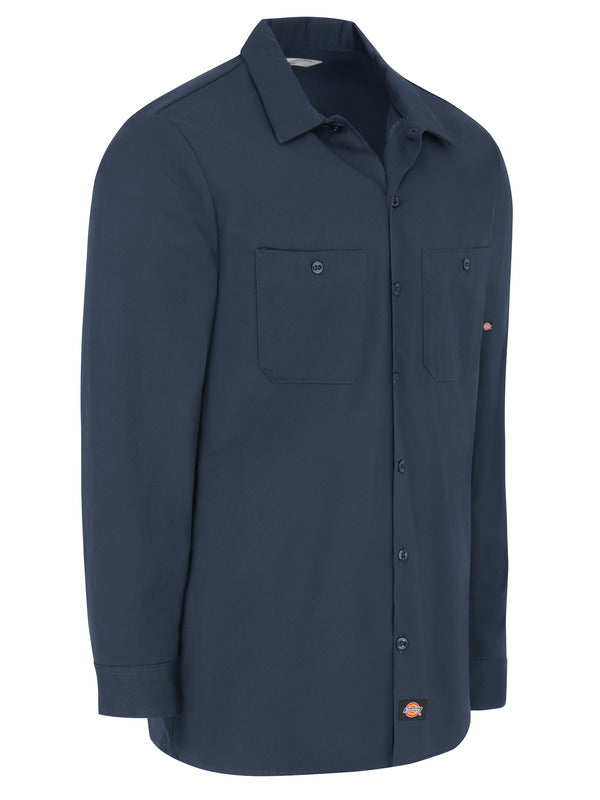 Dickies Men's Industrial Cotton Long-Sleeve Work Shirt