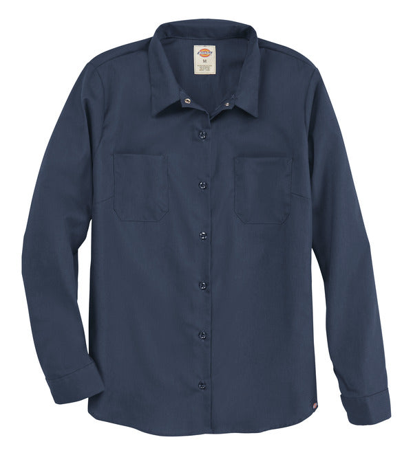 Dickies Women's Long-Sleeve Industrial Work Shirt