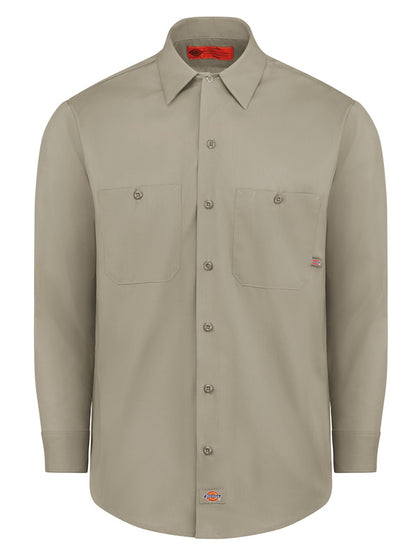 Dickies Men's Industrial Long-Sleeve Work Shirt