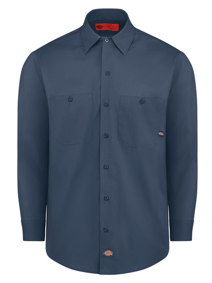 Dickies Men's Industrial Long-Sleeve Work Shirt