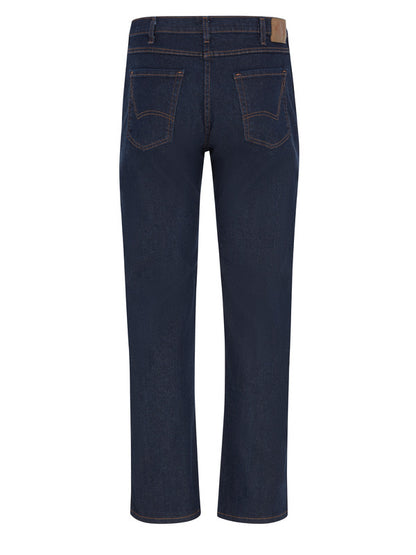 Dickies Men's Industrial 5-Pocket FLEX Jean - Rinsed Indigo Blue