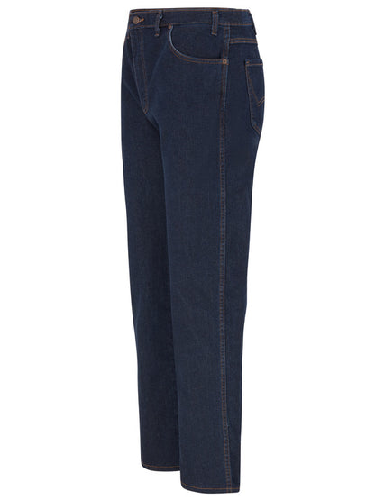 Dickies Men's Industrial 5-Pocket FLEX Jean - Rinsed Indigo Blue