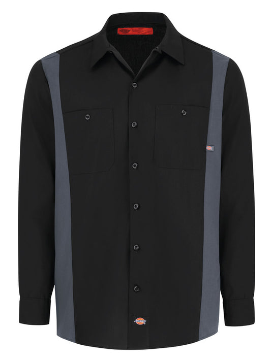 Dickies Men's Industrial Color Block Long-Sleeve Shirt