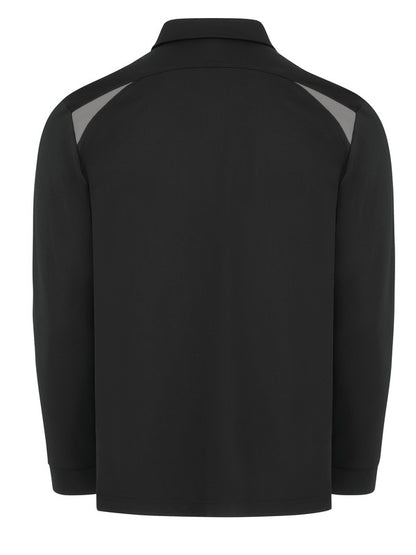 Dickies Men's Team Performance Long-Sleeve Polo
