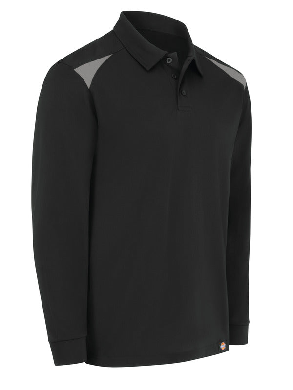Dickies Men's Team Performance Long-Sleeve Polo