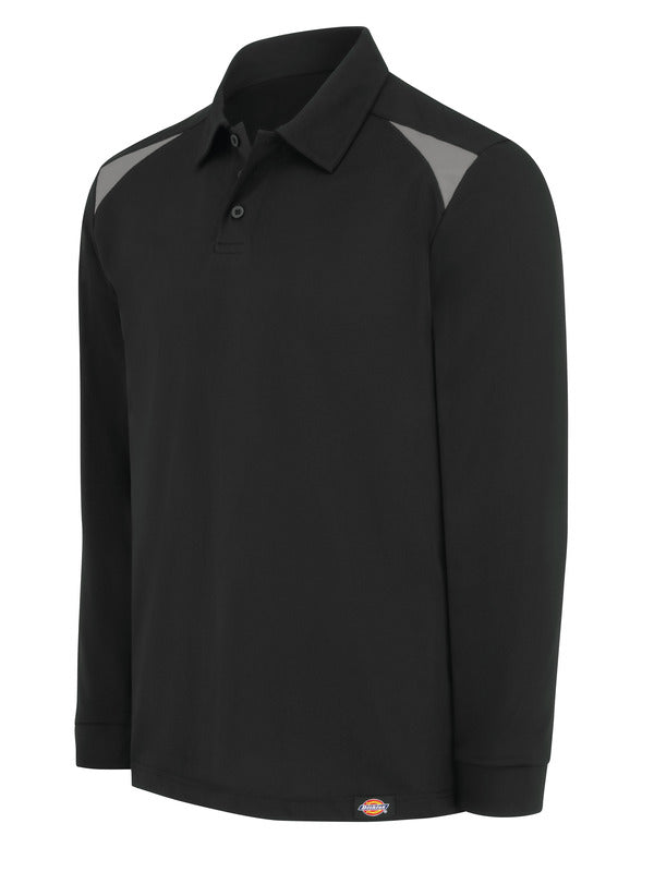 Dickies Men's Team Performance Long-Sleeve Polo