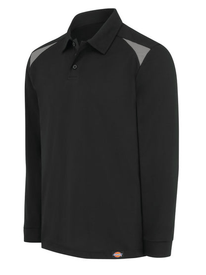 Dickies Men's Team Performance Long-Sleeve Polo