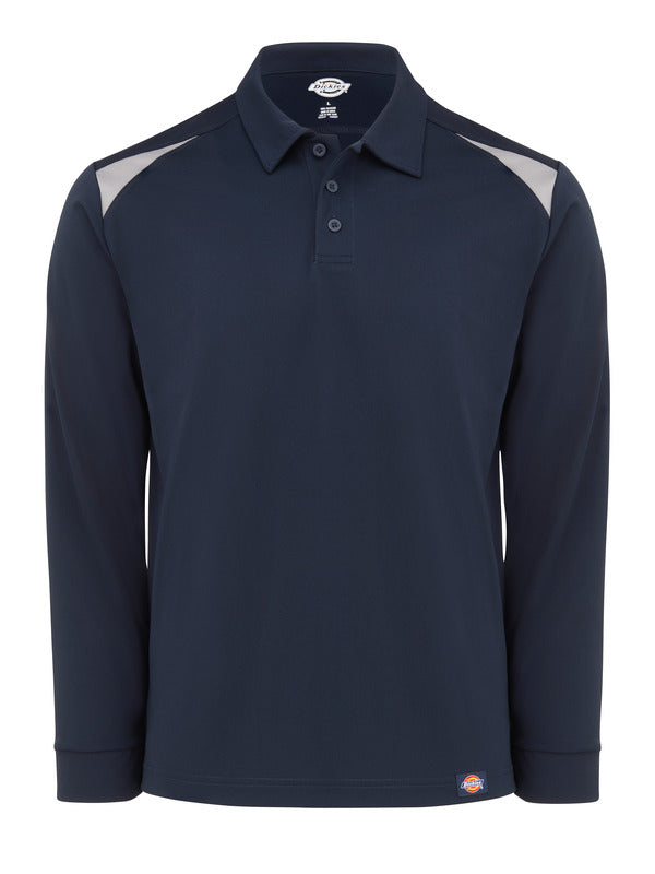 Dickies Men's Team Performance Long-Sleeve Polo
