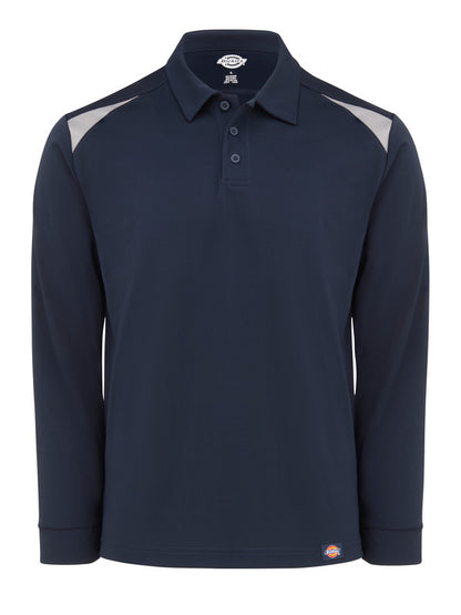 Dickies Men's Team Performance Long-Sleeve Polo