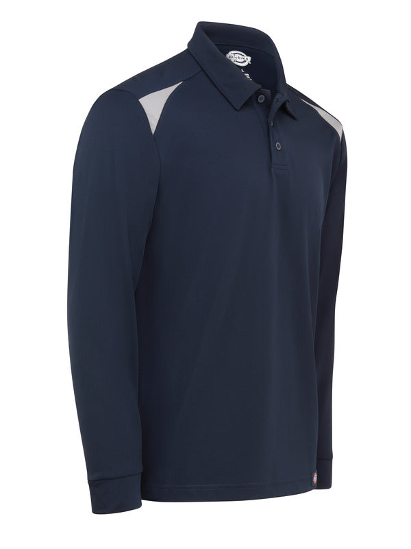 Dickies Men's Team Performance Long-Sleeve Polo