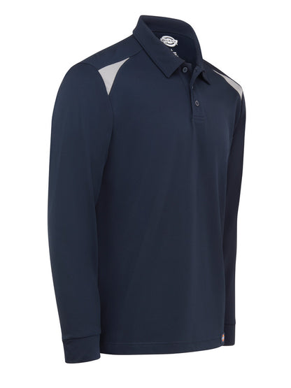 Dickies Men's Team Performance Long-Sleeve Polo