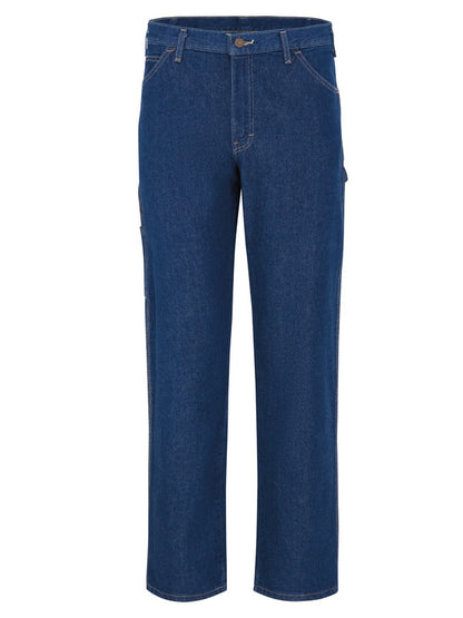 Dickies Men's Men's Industrial Carpenter Jean - Rinsed Indigo Blue