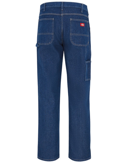 Dickies Men's Men's Industrial Carpenter Jean - Rinsed Indigo Blue