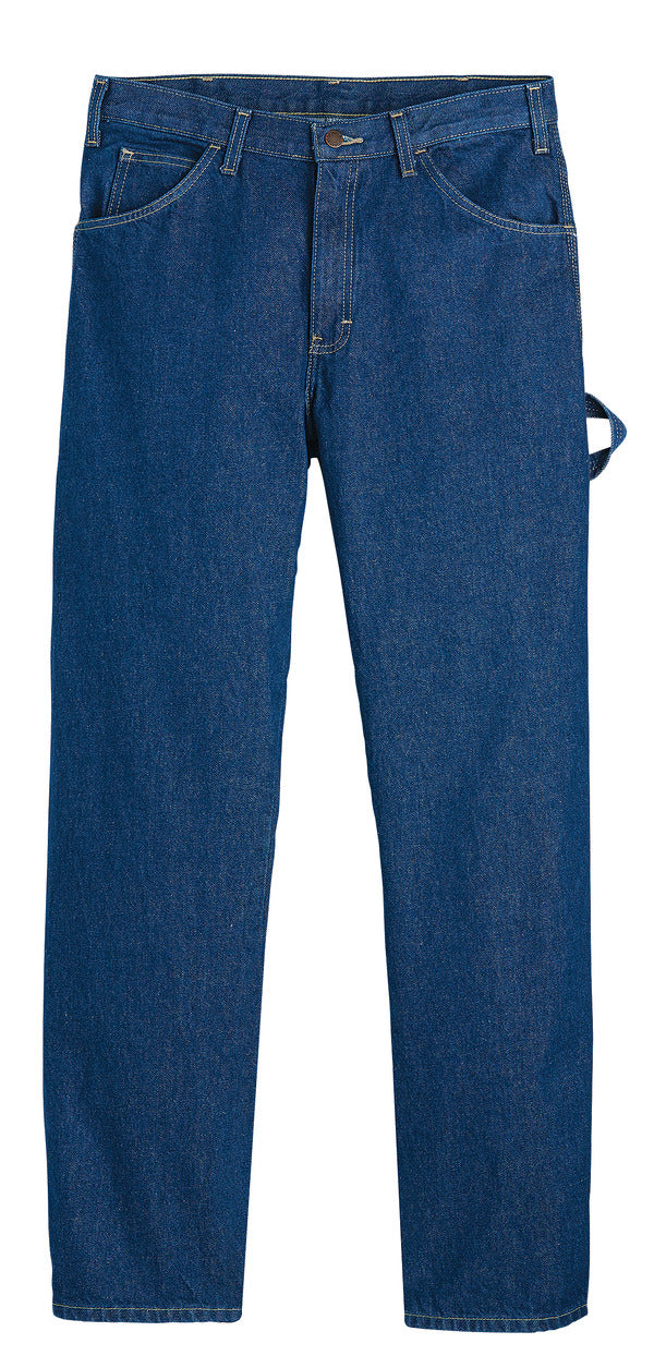 Dickies Men's Men's Industrial Carpenter Jean - Rinsed Indigo Blue